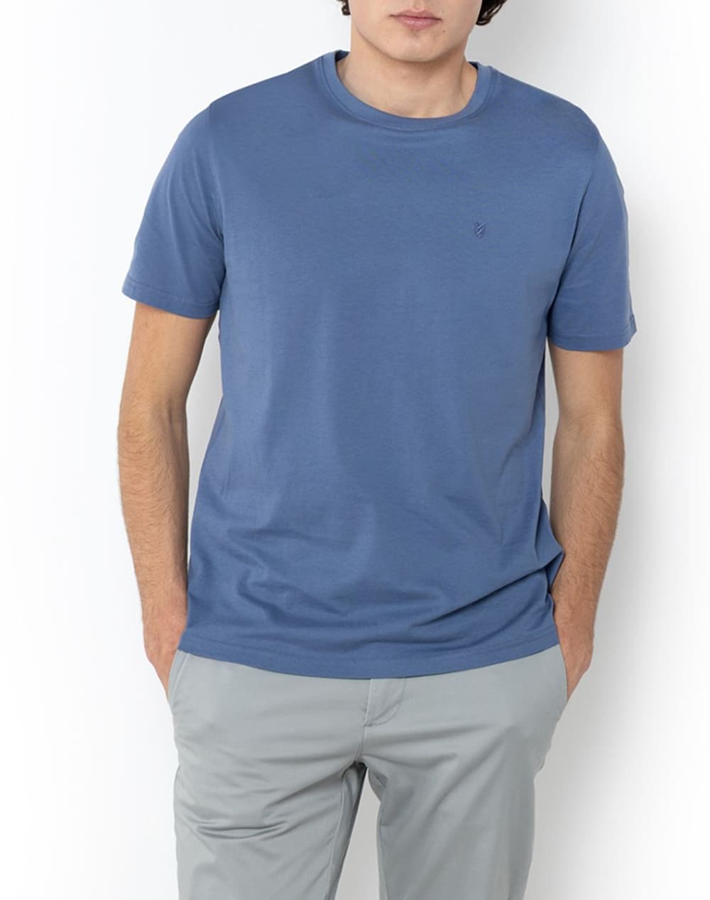 THE BOSTONIANS ΜΠΛΟΥΖΑ ESSENTIAL T-SHIRT REGULAR FIT 3TS1241N-DARK Blue