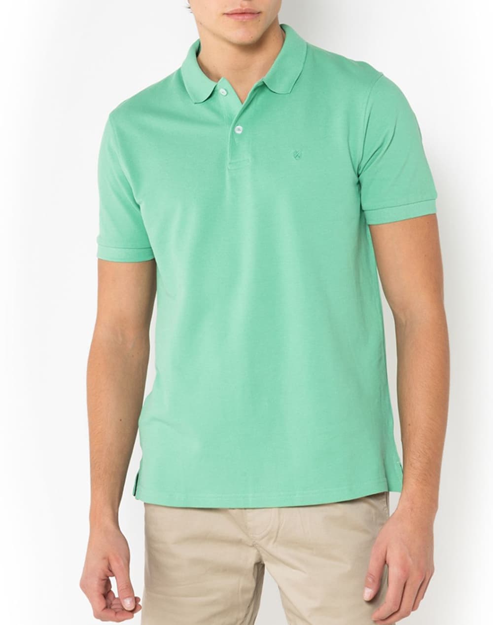 THE BOSTONIANS ΜΠΛΟΥΖΑ POLO PIQUE REGULAR FIT 3PS0001-MINT MintGreen