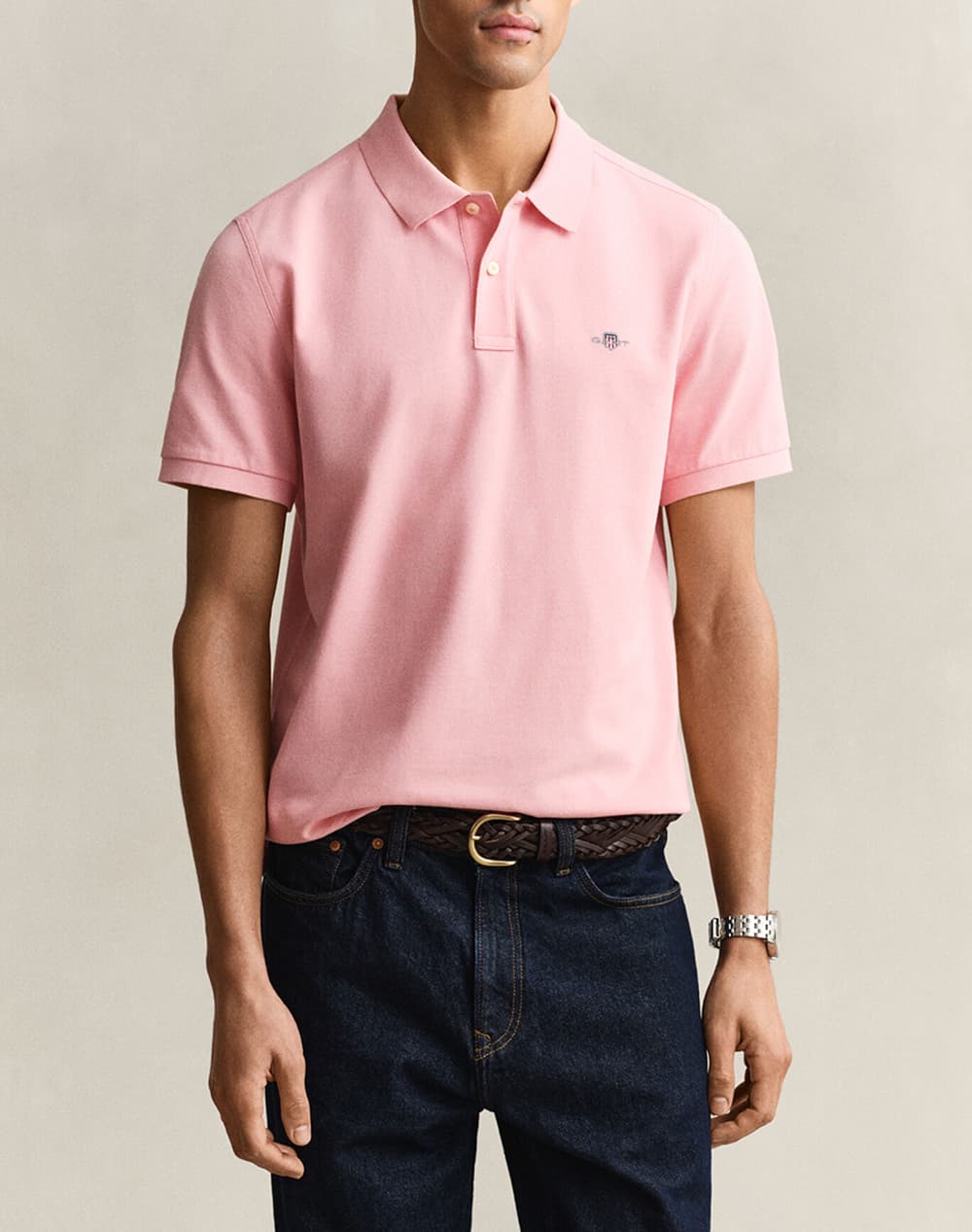 GANT ΜΠΛΟΥΖΑ ΚΜ REG SHIELD SS PIQUE POLO 3G2210-1-671 LightPink