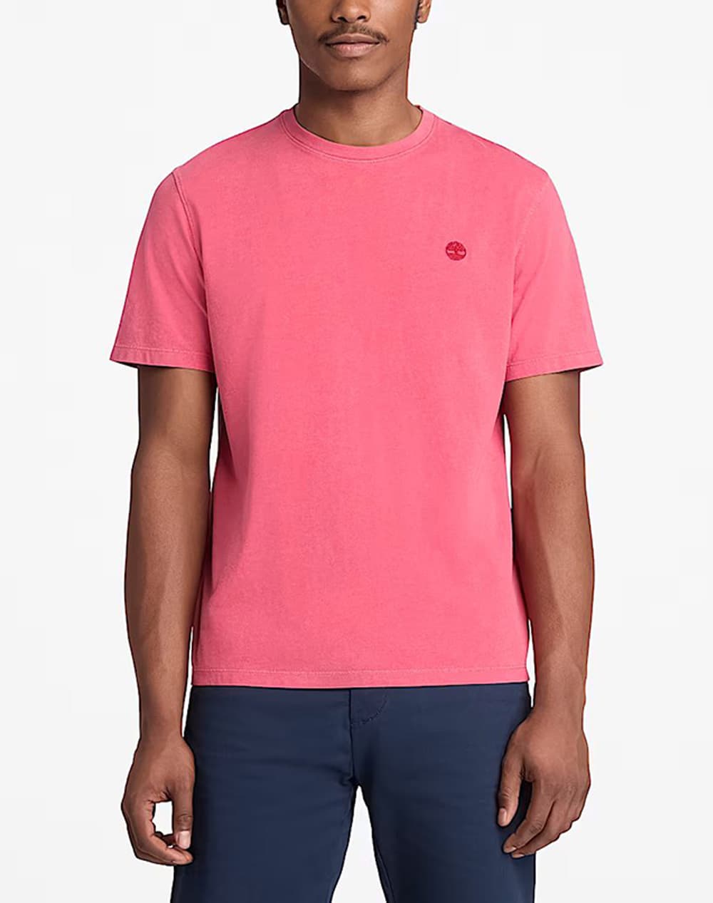 TIMBERLAND Garment Dye Short Sleeve Tee TB0A5YAY-N96 Fuchsia