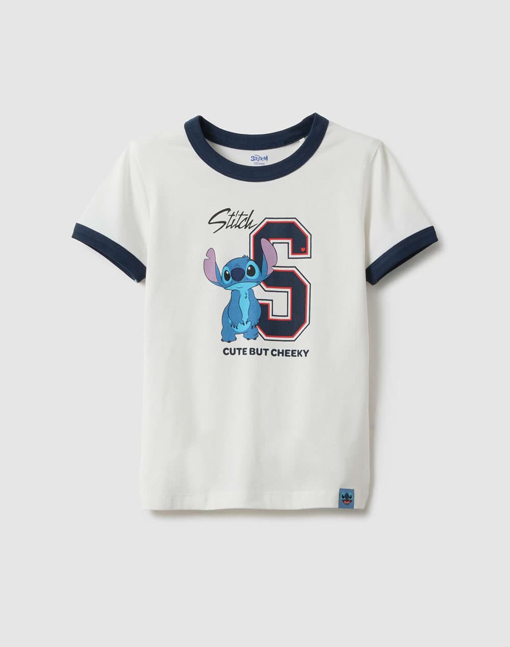 OVS TSH BINDING STITCH 2552315-BLANC DE BLANC OffWhite