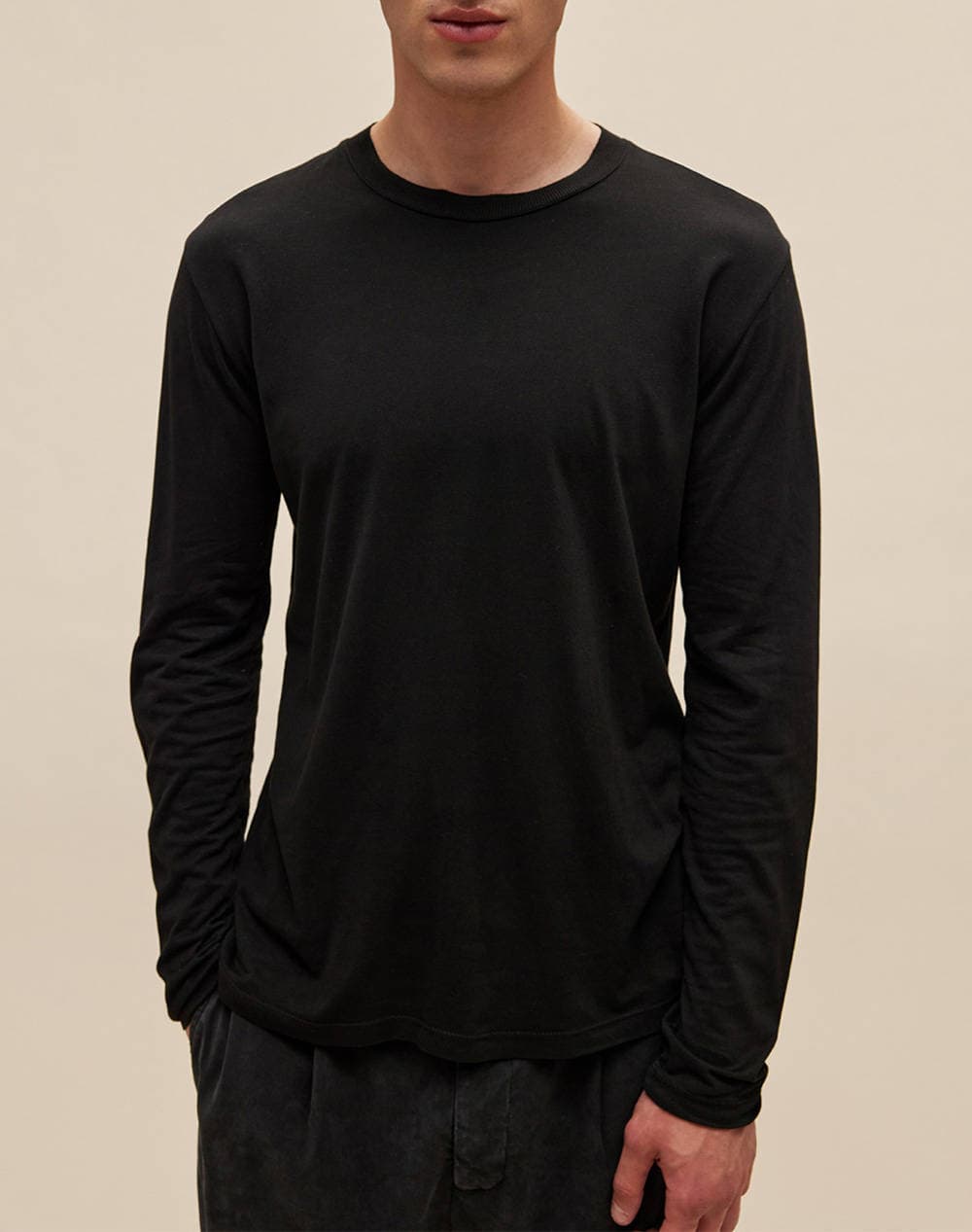 DIRTY LAUNDRY ΜΠΛΟΥΖΑ ΜΑΚΡΥ ΜΑΝΙΚΙ DLML000138-BLACK Black