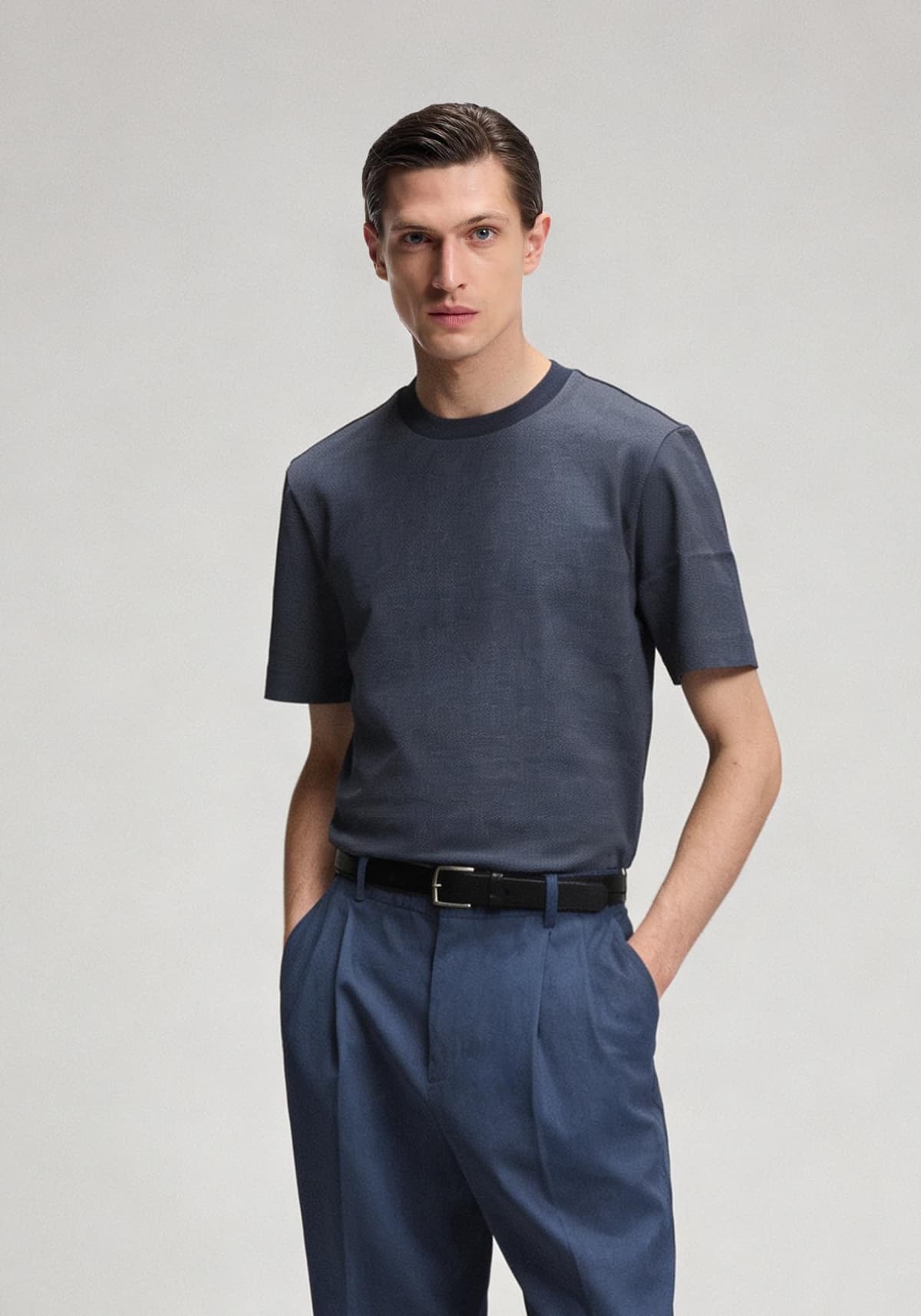 BOSS Κοντομάνικη T-shirt Thompson 102 - 50555163 405 Blue