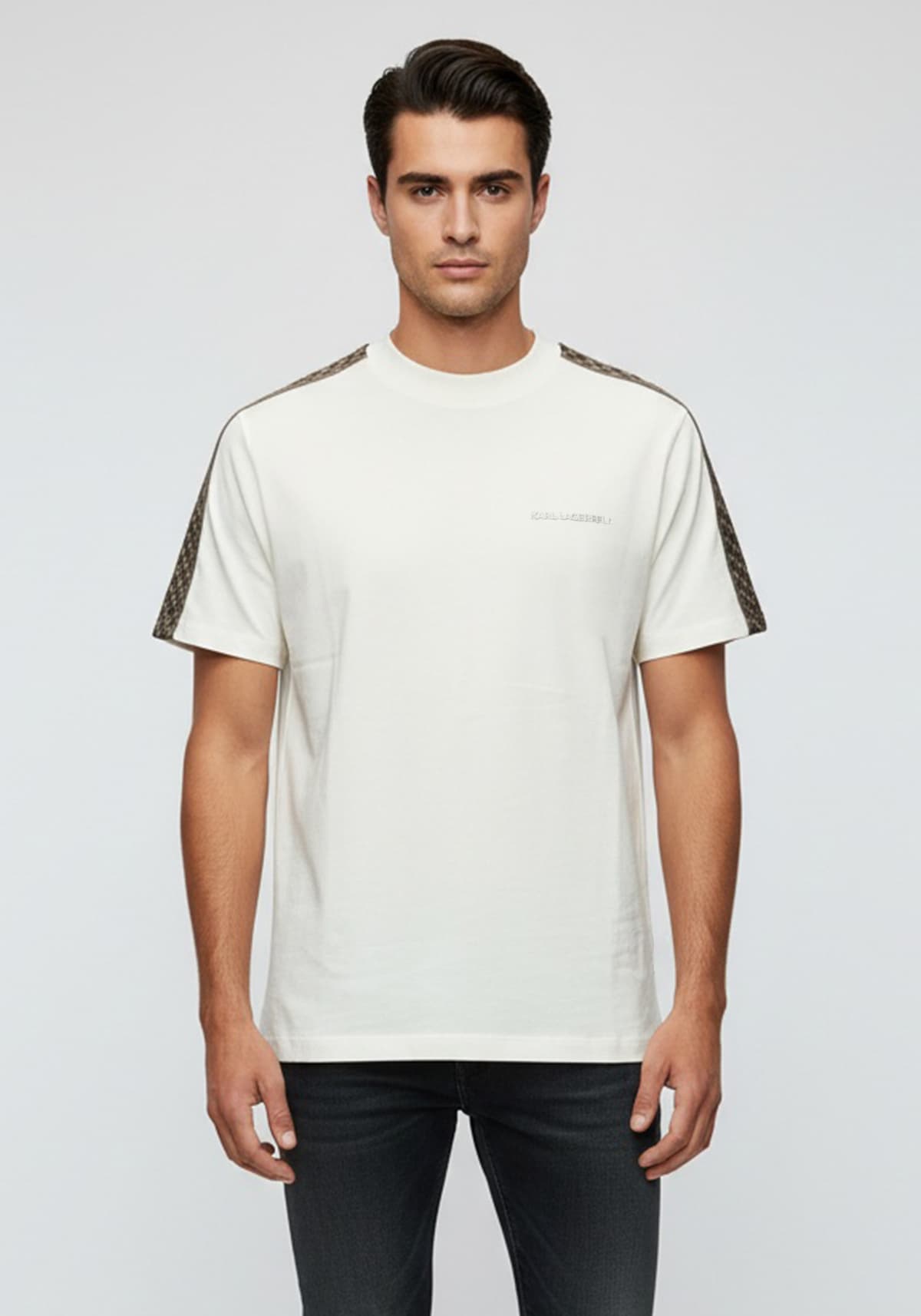 Karl Lagerfeld T Shirt της σειράς Pre - 755036 561221 80 Champagne