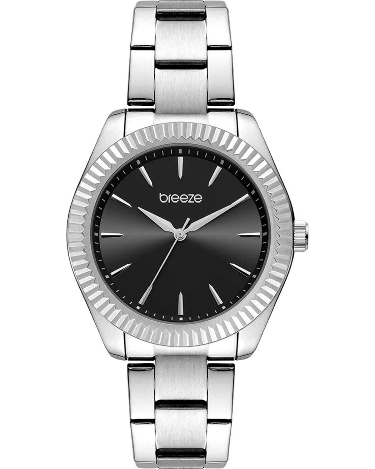 BREEZE Elitistic - 612411.7, Silver case with Stainless Steel Bracelet