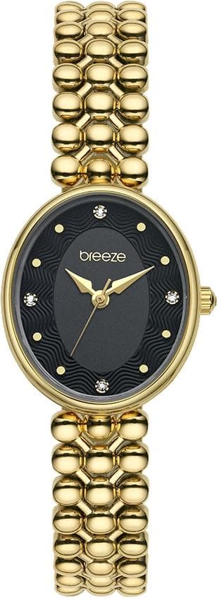 BREEZE Sirena - 212591.2, Gold case with Stainless Steel Bracelet