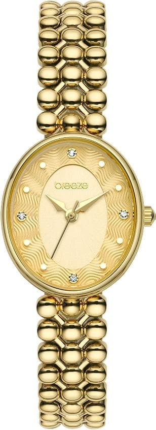 BREEZE Sirena - 212591.4, Gold case with Stainless Steel Bracelet