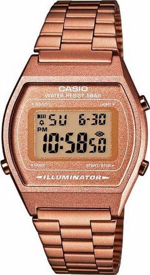 CASIO Collection - B-640WC-5A, Rose Gold case with Stainless Steel Bracelet