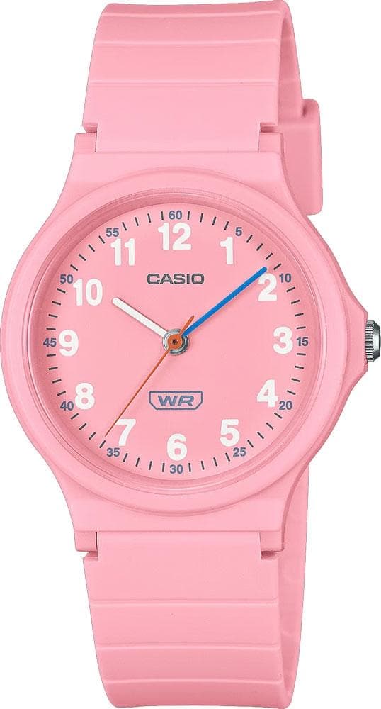 CASIO Collection - LQ-24B-4BEF, Pink case with Pink Green Rubber Strap