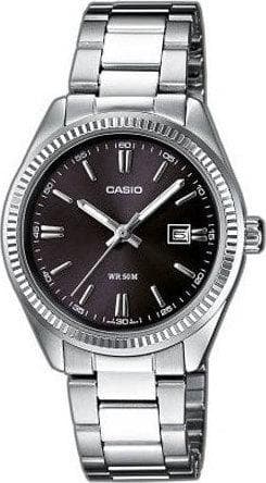 CASIO Collection - LTP-1302PD-1A1EG, Silver case with Stainless Steel Bracelet