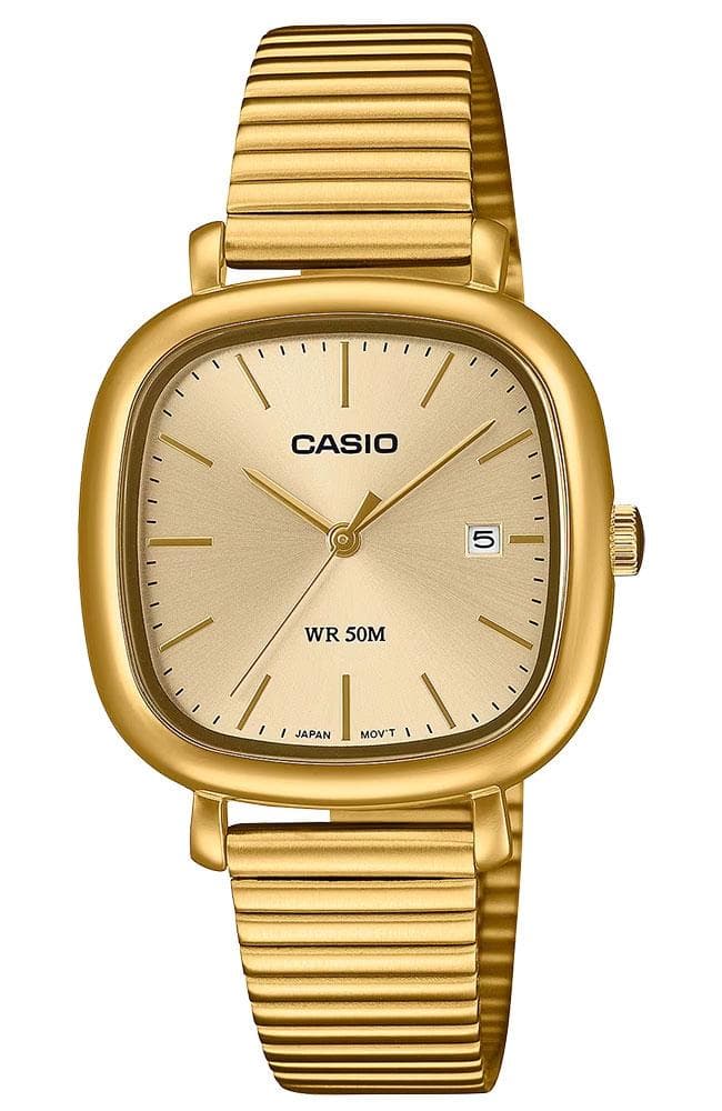 CASIO Collection - LTP-B166G-9AVEF, Gold case with Stainless Steel Bracelet