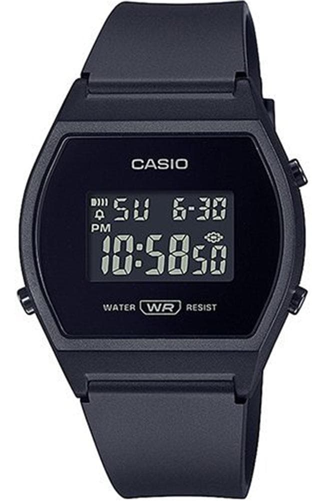 CASIO Collection Black Rubber Strap LW-204-1BEF
