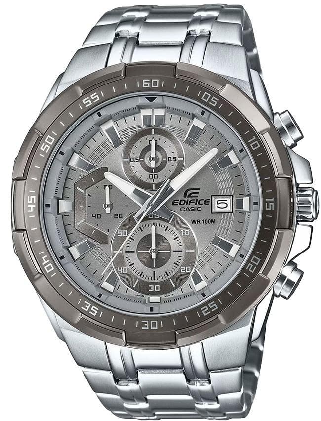CASIO Edifice Chronograph - EFR-539DE-8AVUEF, Silver case with Stainless Steel Bracelet