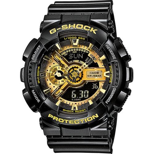CASIO G-SHOCK Black Rubber Strap GA-110GB-1AER