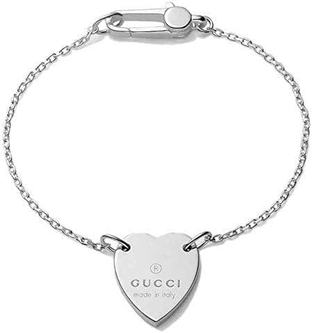 GUCCI "Trademark" Βραχιόλι από ασήμι 925 Silver (Μήκος 17.00cm) YBA223513001017