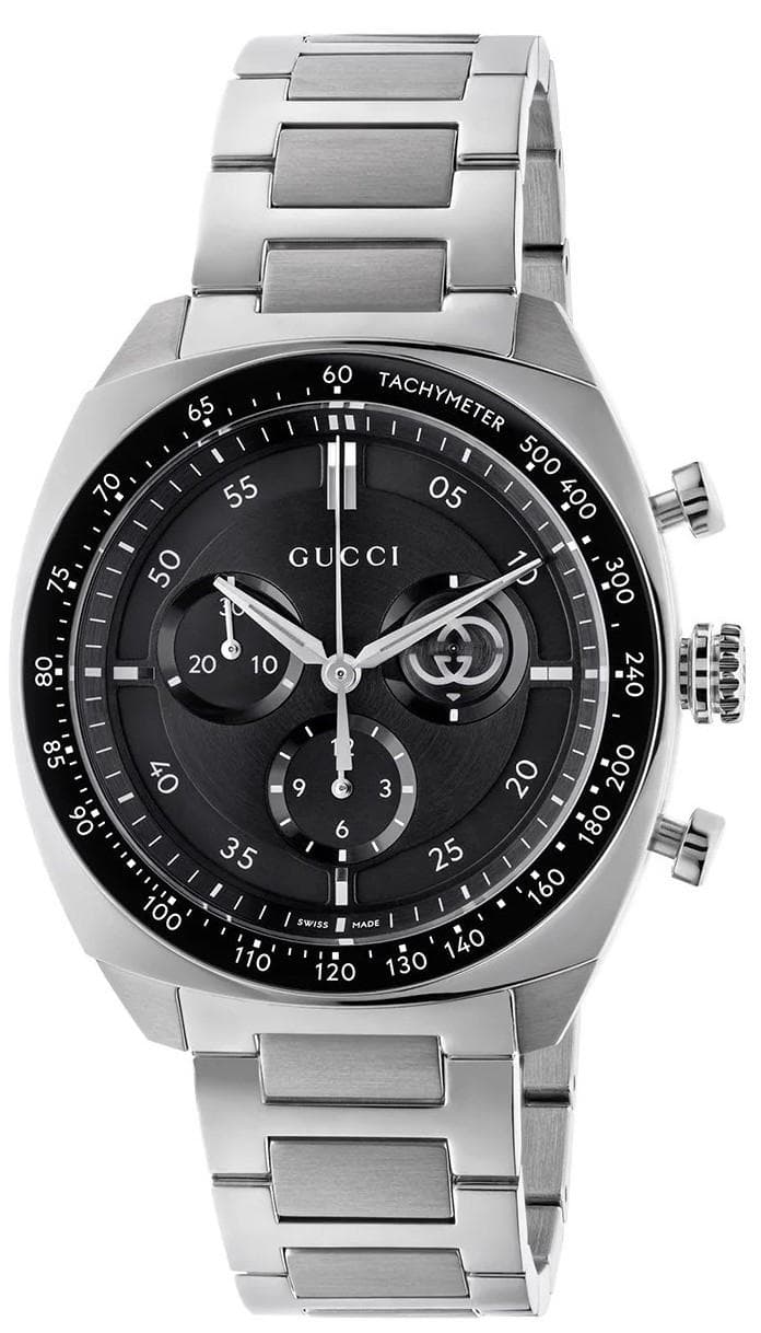 GUCCI Interlocking Swiss Made - YA142316, Silver case with Stainless Steel Bracelet