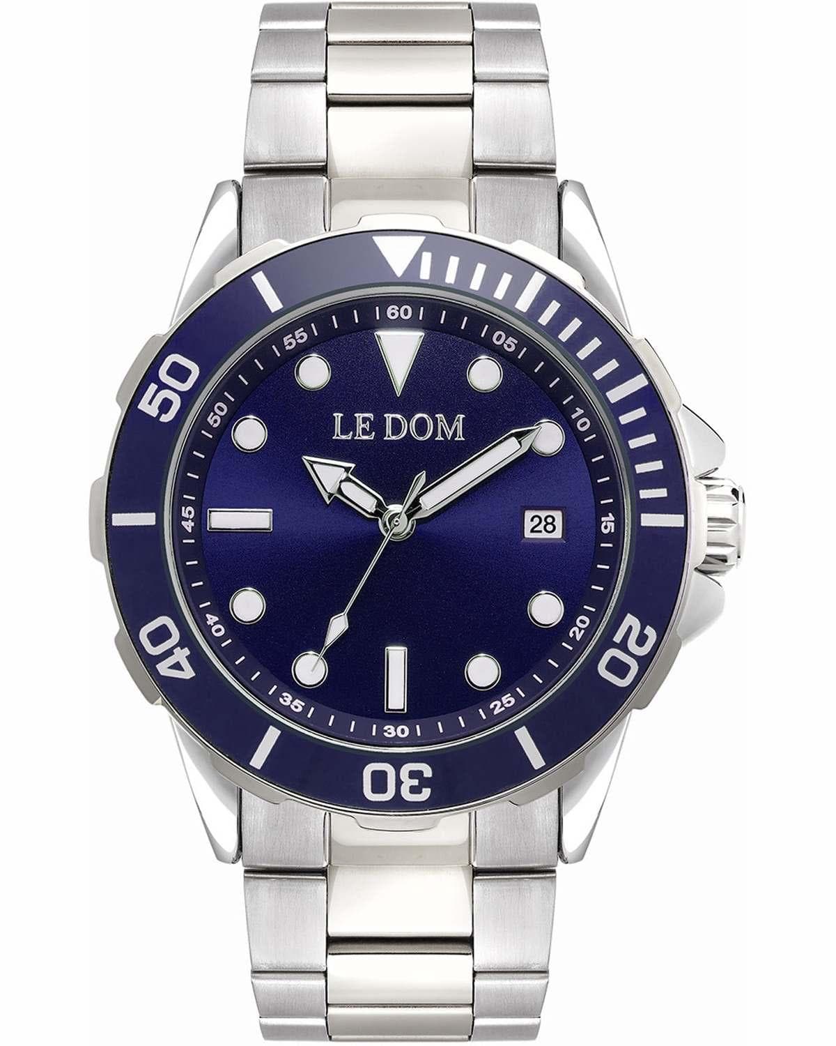 LE DOM Nautilus - LD.1052-2, Silver case with Stainless Steel Bracelet