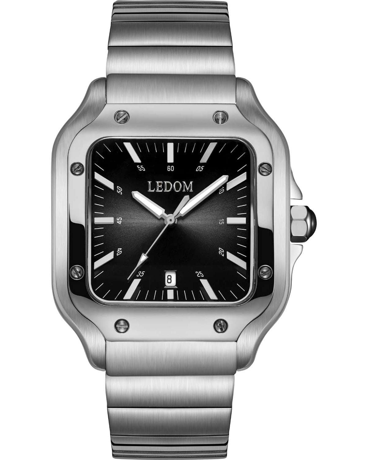 LE DOM Vanguard - LD.1501-2, Silver case with Stainless Steel Bracelet