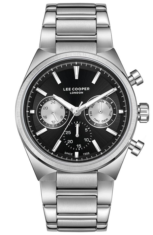 LEE COOPER Men's - LC08174.350, Silver case with Metal Bracelet