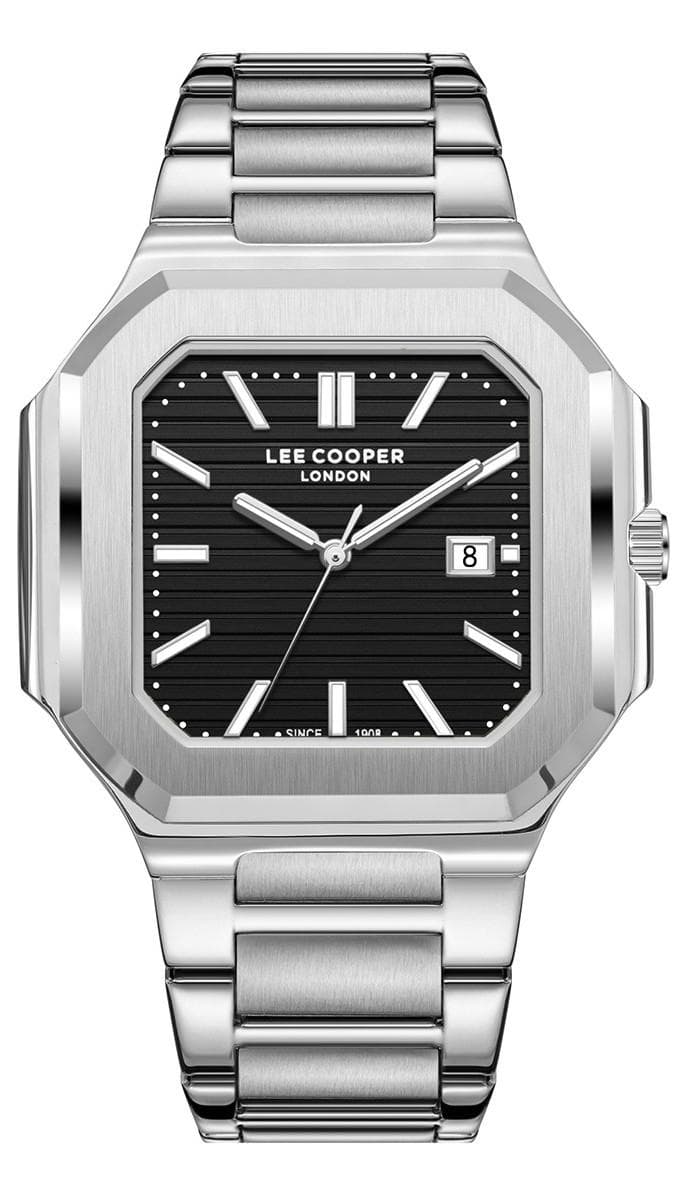 LEE COOPER Men's - LC08269.360, Silver case with Metal Bracelet