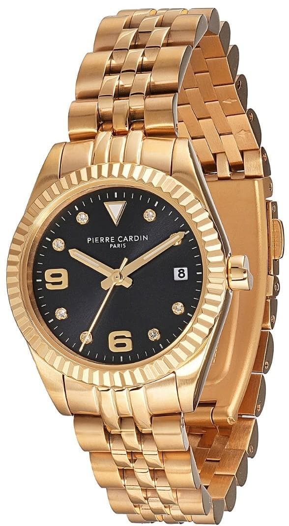 PIERRE CARDIN Opera - CF.1012.MG.1, Gold case with Stainless Steel Bracelet