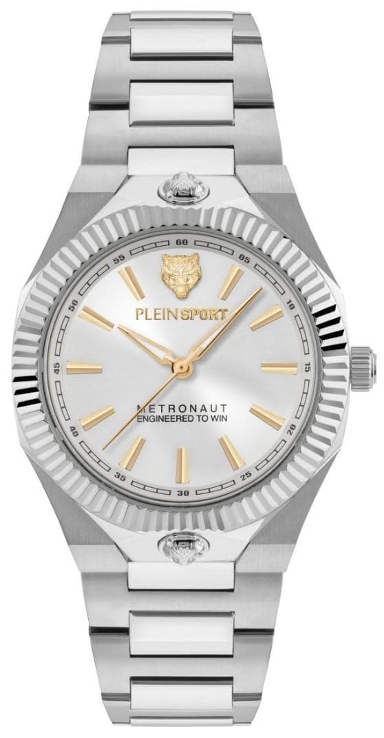 PLEIN SPORT Metronaut Women's - PSDGA0325, Silver case with Stainless Steel Bracelet