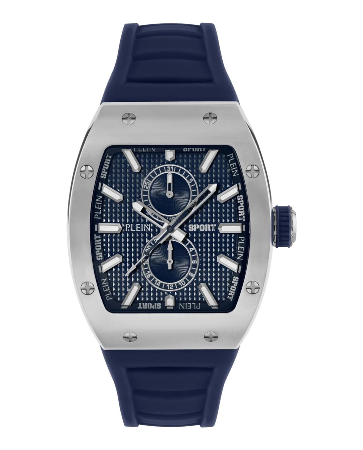 PLEIN SPORT Stormbreaker - PSSGA0326, Silver case with Blue Rubber Strap