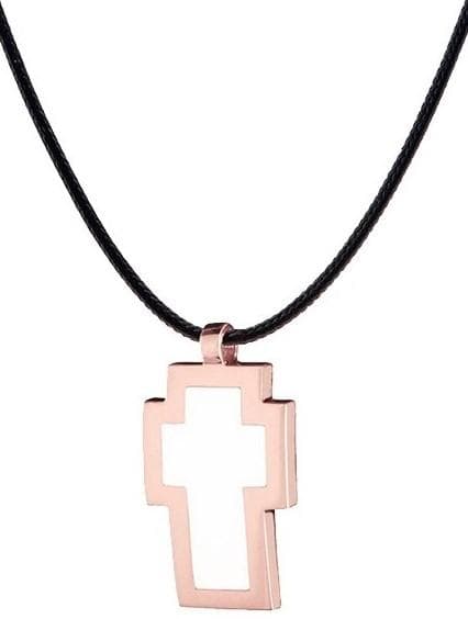 VERY GAVELLO Tattoo Κολιέ-Σταυρός από χρυσό 9 καράτια VPTA-S-R2