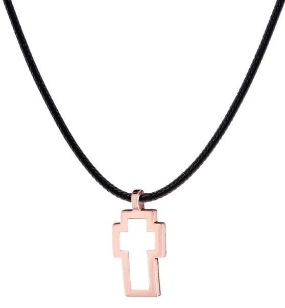 VERY GAVELLO Tattoo Κολιέ-Σταυρός από χρυσό 9 καράτια VPTA-X-R2